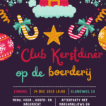 Club Kerstdiner op de boerderij