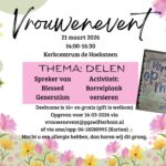Vrouwenevent 21 maart 2026