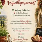 Vrijwilligersavond vrijdag 2 oktober