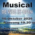 Musical ‘de weg is open’ 17 oktober